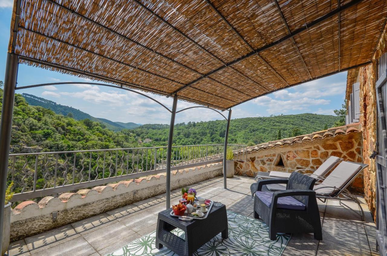 Hôtel&Restaurant Les 3 Barbus Anduze Extérieur photo